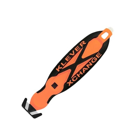 Klever XChange20 Safety Cutter with Metal Tape Splitter, Green KCJ-XC-20G